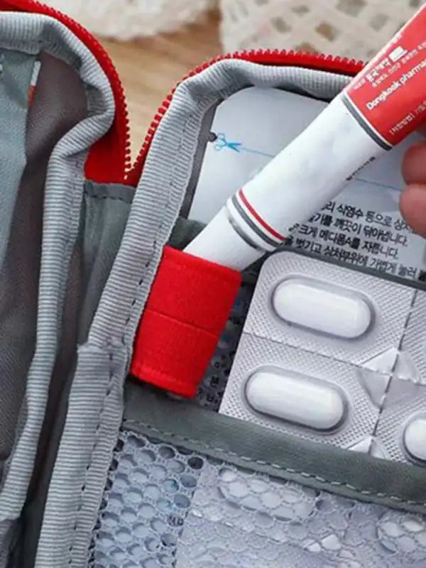 Portable Medicine Bag Cute First Aid Kit Medical Emergency Kits Organizer Outdoor Household Medicine Pill Storage Bag