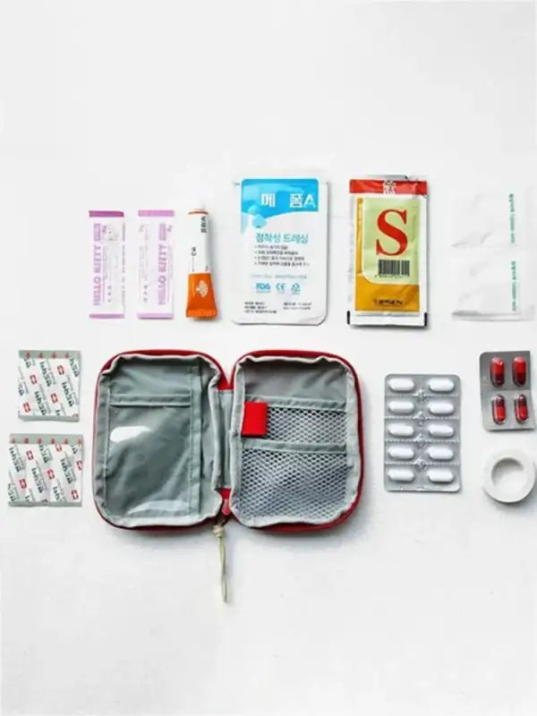 Portable Medicine Bag Cute First Aid Kit Medical Emergency Kits Organizer Outdoor Household Medicine Pill Storage Bag