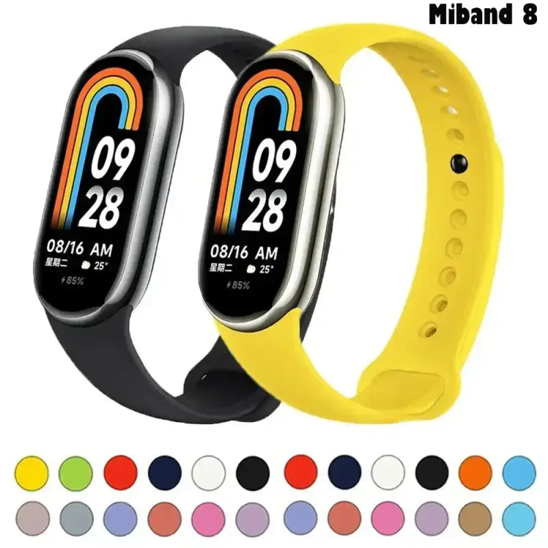 MiBand 8 Sport Silicone Strap - Waterproof Accessory