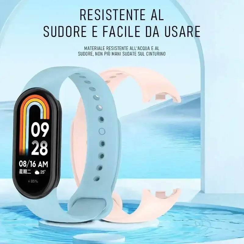 MiBand 8 Sport Silicone Strap - Waterproof Accessory