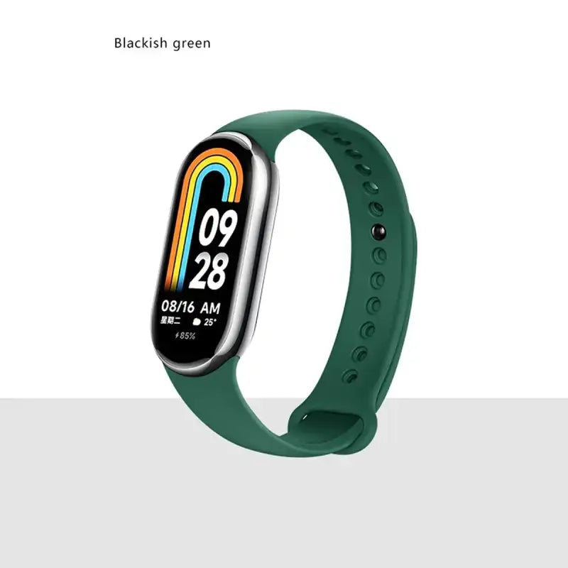 MiBand 8 Sport Silicone Strap - Waterproof Accessory - DGr / For Xiaomi Mi Band 8