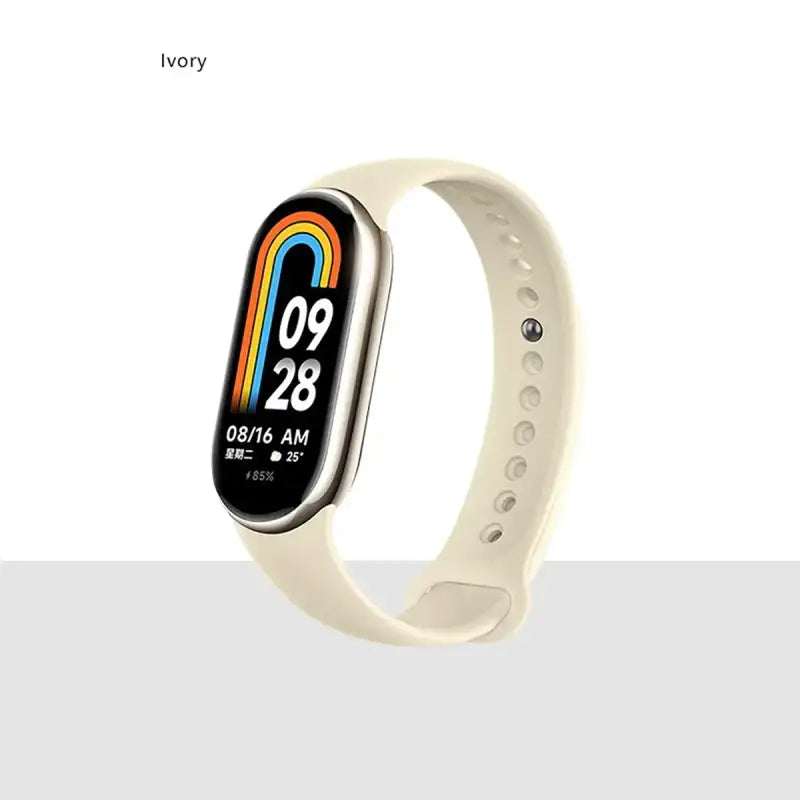 MiBand 8 Sport Silicone Strap - Waterproof Accessory - Lvory / For Xiaomi Mi Band 8