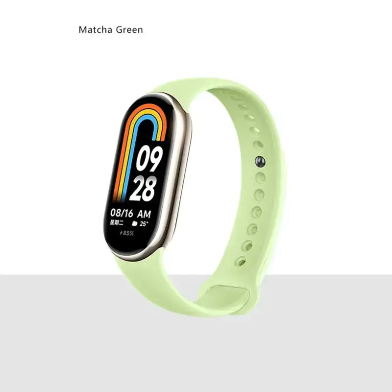 MiBand 8 Sport Silicone Strap - Waterproof Accessory - Matcha Gr / For Xiaomi Mi Band 8