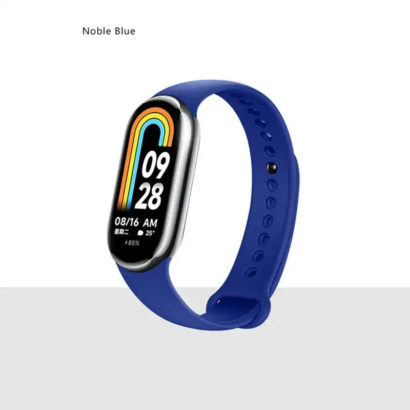 MiBand 8 Sport Silicone Strap - Waterproof Accessory - Noble Blue / For Xiaomi Mi Band 8