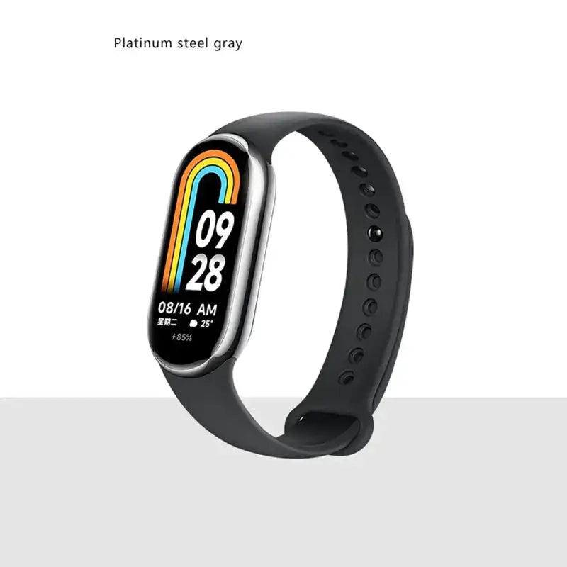 MiBand 8 Sport Silicone Strap - Waterproof Accessory - Platinum Steel Gray / For Xiaomi Mi Band 8