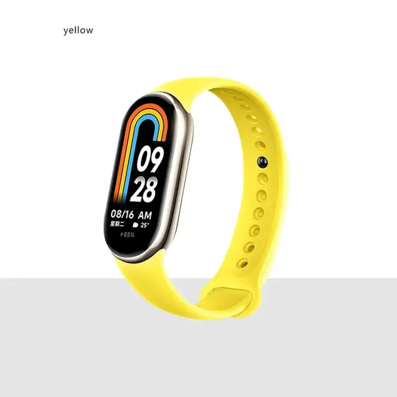 MiBand 8 Sport Silicone Strap - Waterproof Accessory - Yellow / For Xiaomi Mi Band 8