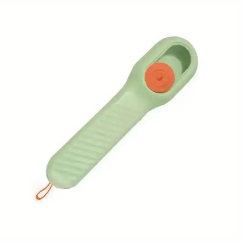1pc Multi-function automatic spot shoe brush soft hair hand pressure hanging hole suitable for clothing carpet plastic
