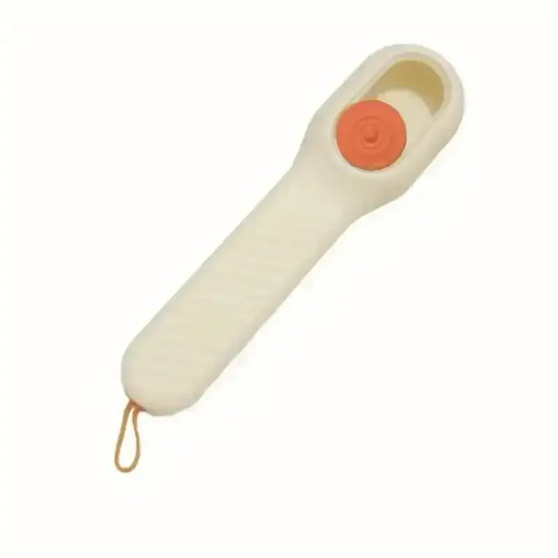 1pc Multi-function automatic spot shoe brush soft hair hand pressure hanging hole suitable for clothing carpet plastic