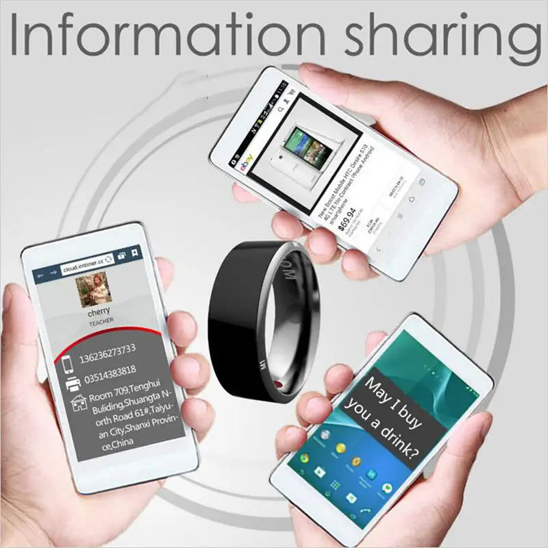 NFC Tech Ring - Multifunctional Wearable 📲