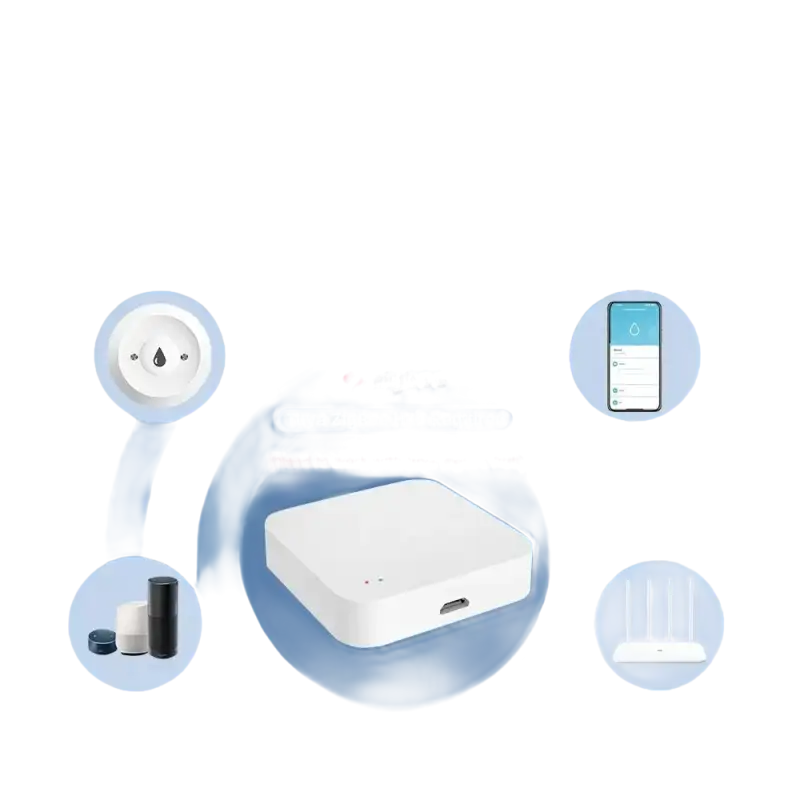 Zigbee smart water leak sensor detector.