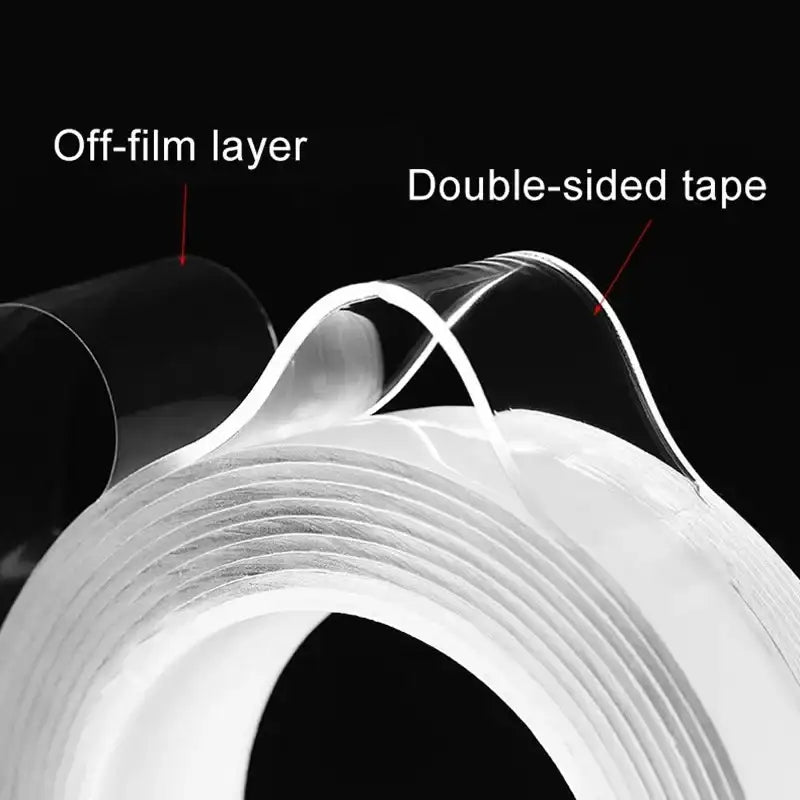 1pc Nano Tape Super Strong Double Sided Tape Extra Strong Adhesive Non-slip Waterproof Transparent Tape for Kitchen