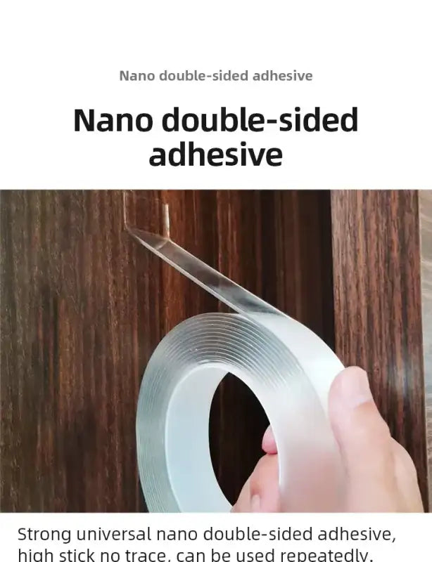 Nano Double Sided Tape Transparent Waterproof Strong Tape Reusable Nano Tape Kitchen Bathroom Home Decoration - G397A
