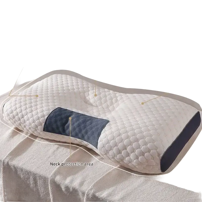 Ergonomic cervical vertebra protection pillow.