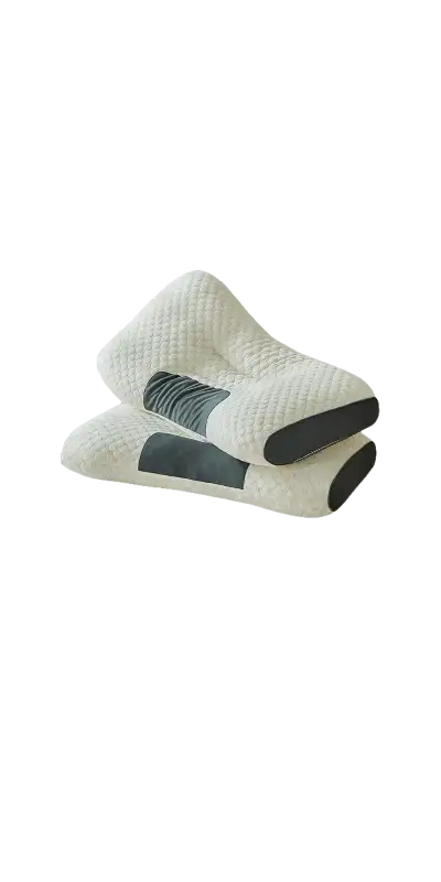 Knitted cotton massage pillow.