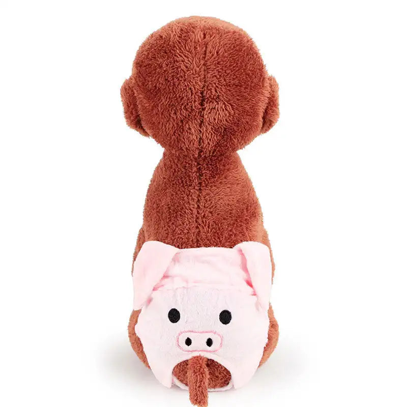 Reusable Dog Diapers Belly Band Cotton Physiological Underwe - Pink / L
