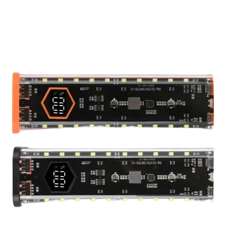 Two rectangular LED light bars.