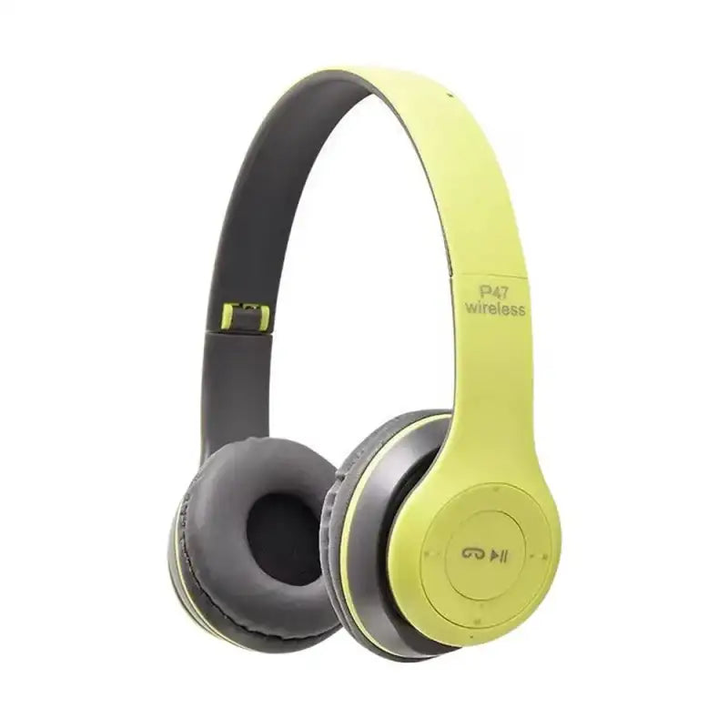 P47 Wireless Bluetooth Headphone With Microphone Foldable Headsets Bass HiFi Sound Music Stereo Earphones