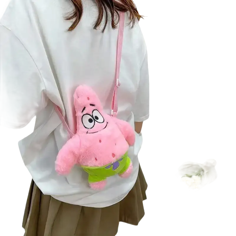 Patrick Star plush purse.