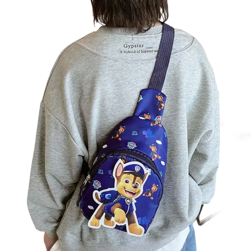 Blue Paw Patrol sling bag.