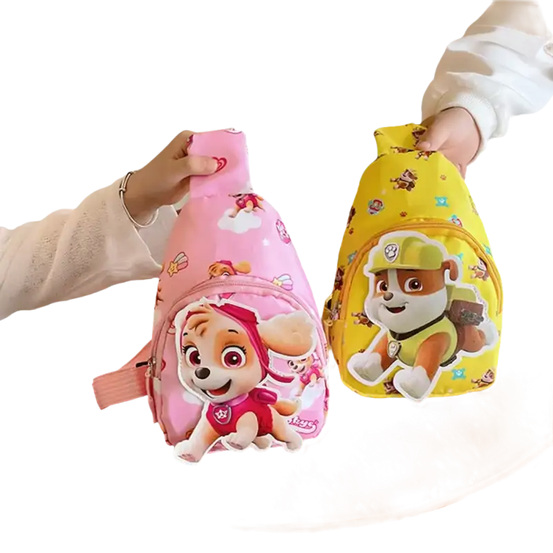 Children’s Paw Patrol sling bags.