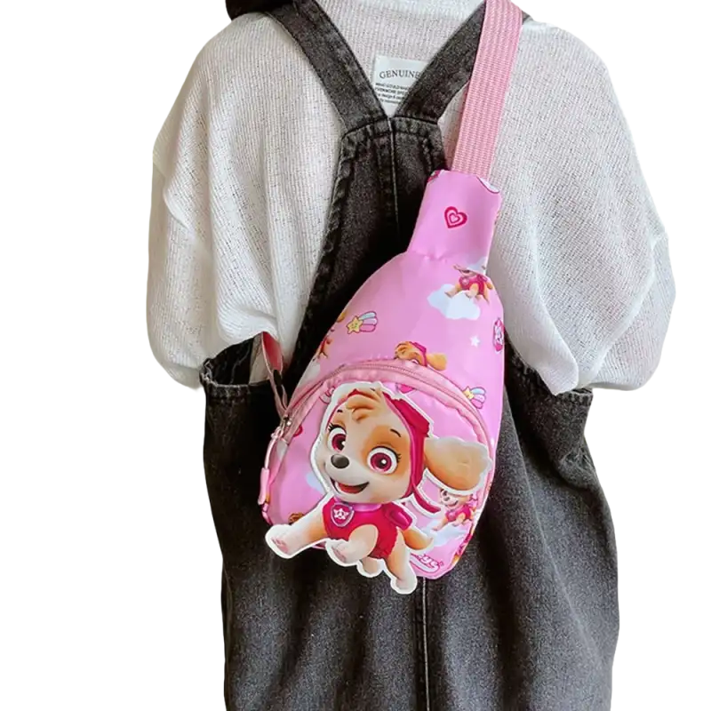 Pink Paw Patrol crossbody bag.