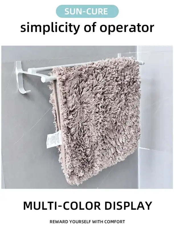 Soft Comfortable Thick Plush Floor Mat,Bathroom Floor Rug,Bedroom Carpet,Living Room Mat,Non-slip Rug,Water Absorption