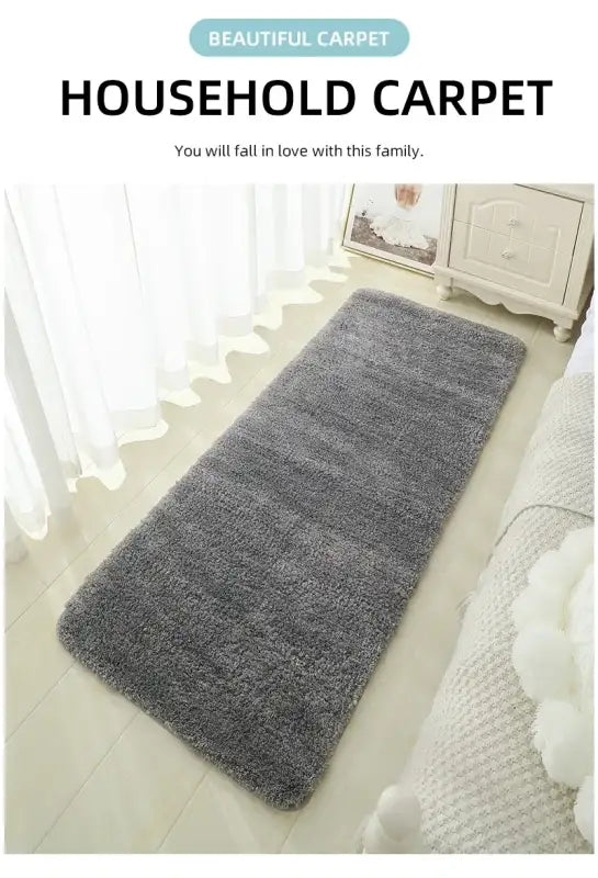 Soft Comfortable Thick Plush Floor Mat,Bathroom Floor Rug,Bedroom Carpet,Living Room Mat,Non-slip Rug,Water Absorption