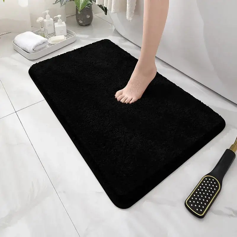 Soft Comfortable Thick Plush Floor Mat,Bathroom Floor Rug,Bedroom Carpet,Living Room Mat,Non-slip Rug,Water Absorption