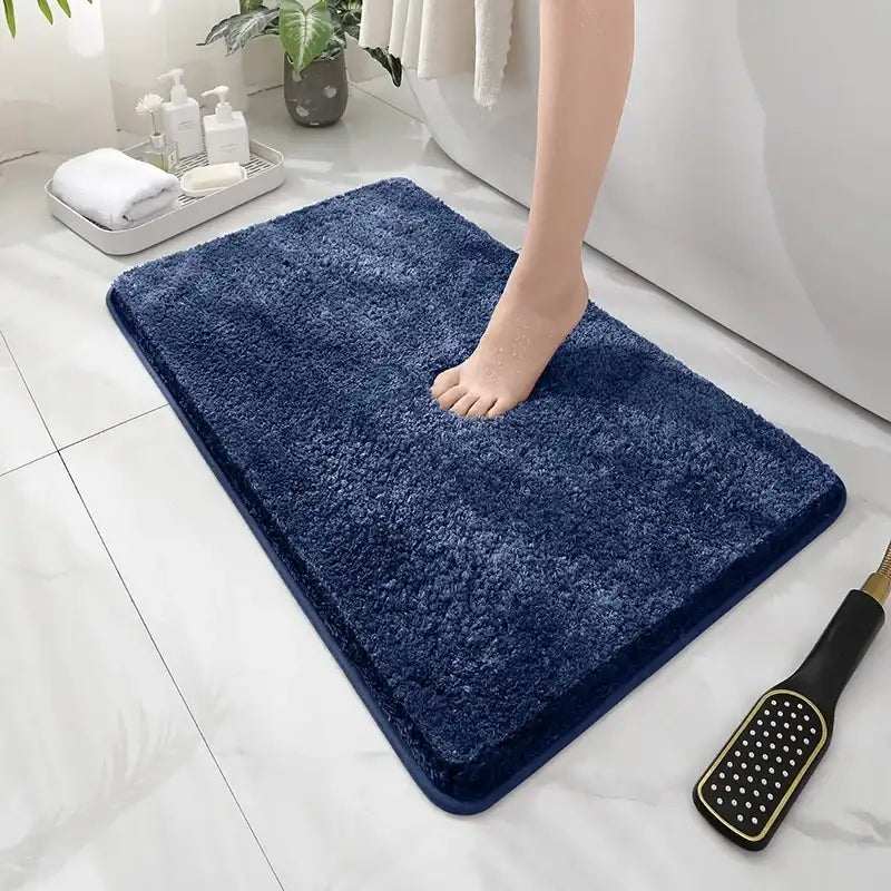 Soft Comfortable Thick Plush Floor Mat,Bathroom Floor Rug,Bedroom Carpet,Living Room Mat,Non-slip Rug,Water Absorption