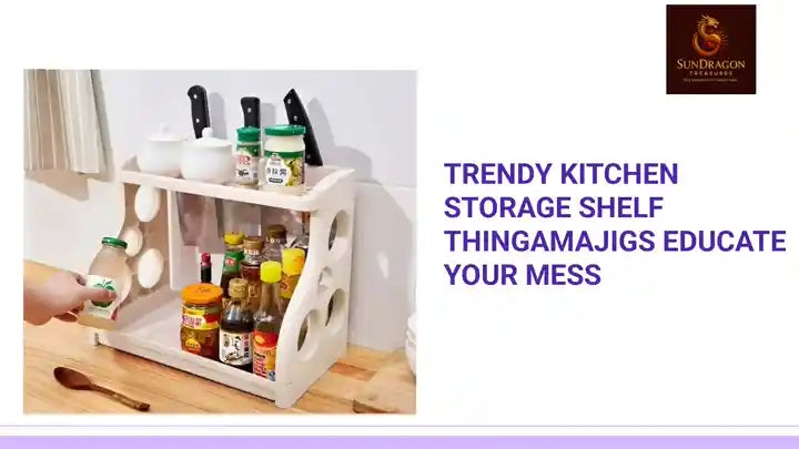 Trendy Kitchen Storage Shelf Thingamajigs Educate Your Mess by@Outfy