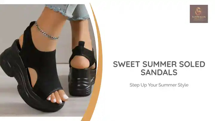 Sweet Summer Soled Sandals by@Outfy
