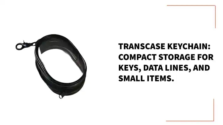 TransCase Keychain: Compact storage for keys, data lines, and small items. by@Outfy
