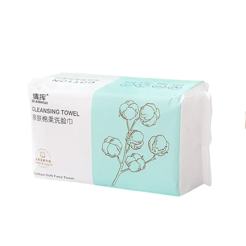 Packaged cleansing towels.