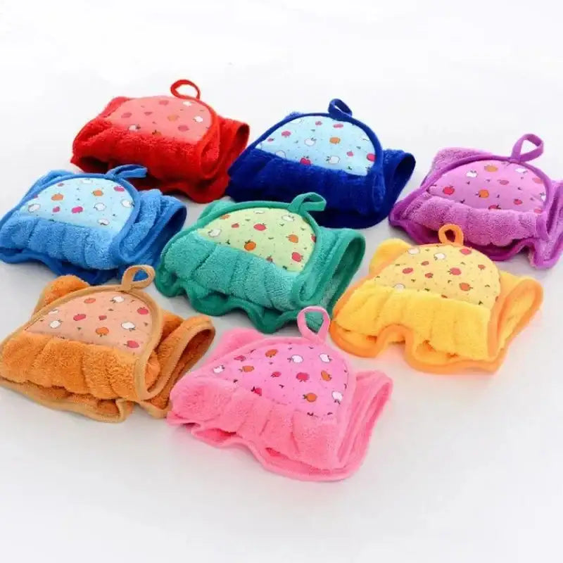 4pcs Soft and Absorbent Hand Towel for Quick Drying Hanging and Multifunctional Cleaning - 26x42cm / random color