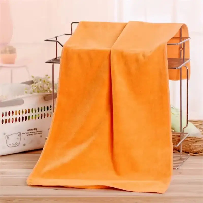 A big towel thick microfiber bath towel absorbent and quick-drying multifunctional swimming fitness sports beauty salon