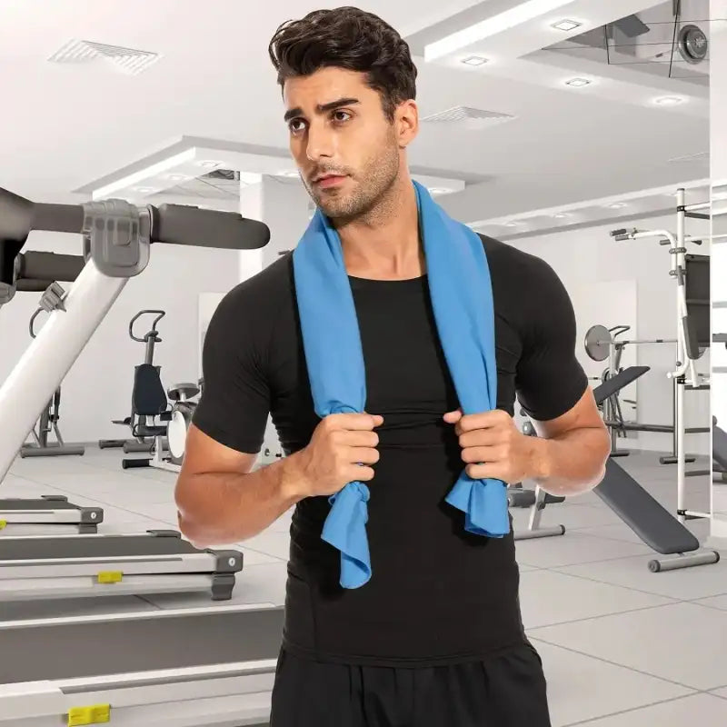 Ultra-Absorbent Microfiber Towel for Sports & Outdoor Activities - Quick-Drying Compact