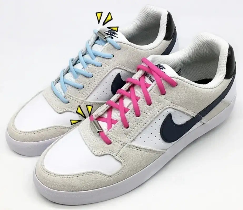 100cm Elastic No Tie Shoelaces Metal Lock Shoe Laces For Kids Adult Sneakers Quick Shoelaces Semicircle Shoestrings
