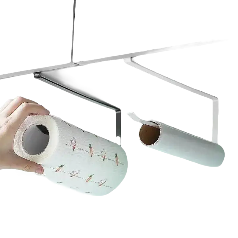Under-cabinet paper towel holders.