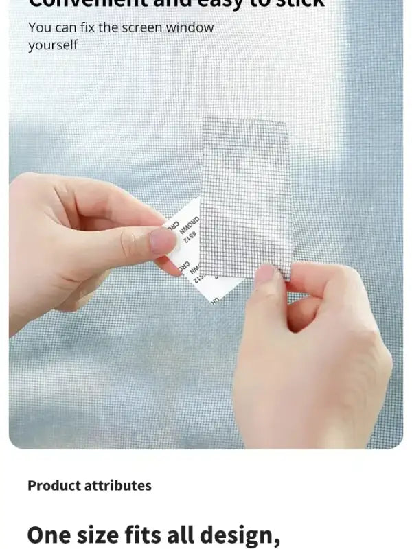 Window Screen Tape Anti-mosquito Screen Repair Subsidy Door Curtain Mosquito Net Hole Patch Repair Self-adhesive Screen