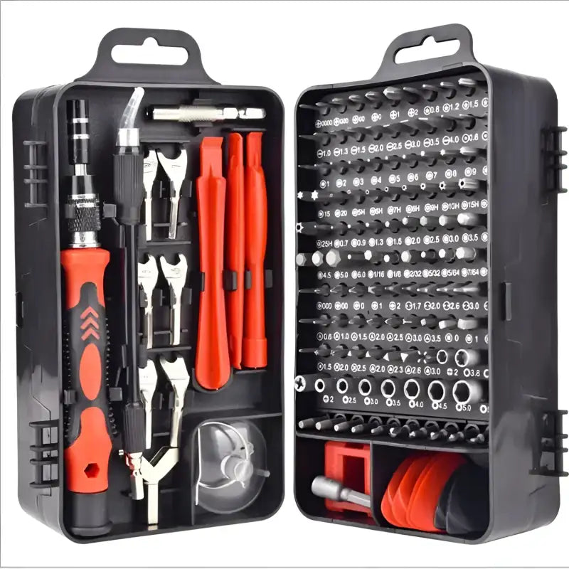 VersaFix Screwdriver Tool Set - Black red / 135in1