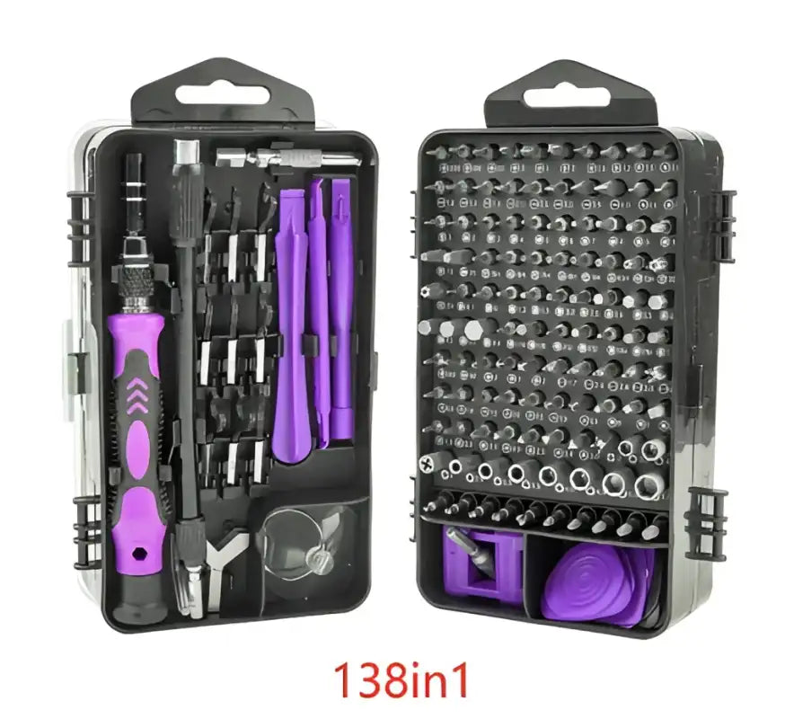VersaFix Screwdriver Tool Set - Purple / 138in1