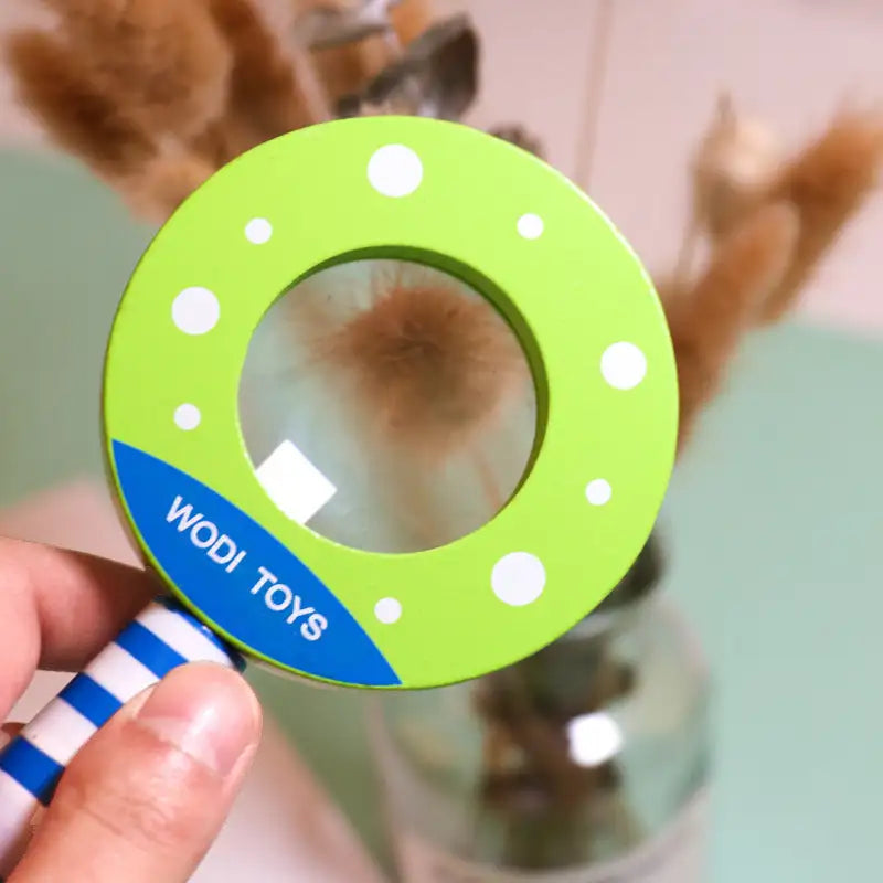 Children’s Science Experiment Magnifying Glass Educational Toys New Exotic Gifts Boys And Girls - Green