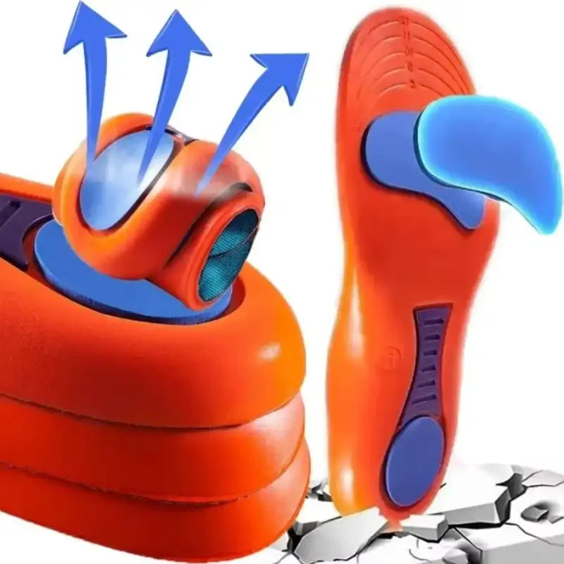 Sport Insoles for Shoes Sole Shock Absorption Deodorant Breathable Cushion Running Insoles for Feet Man Women