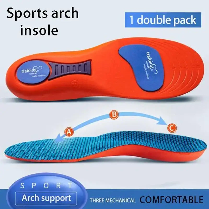 Sport Insoles for Shoes Sole Shock Absorption Deodorant Breathable Cushion Running Insoles for Feet Man Women