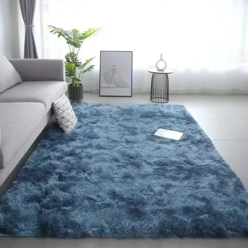 VIKAMA Gradient Soft Silk Wool Children’s Room Decorative Carpet Bedroom Living Room Decorative Not Easy to Fall