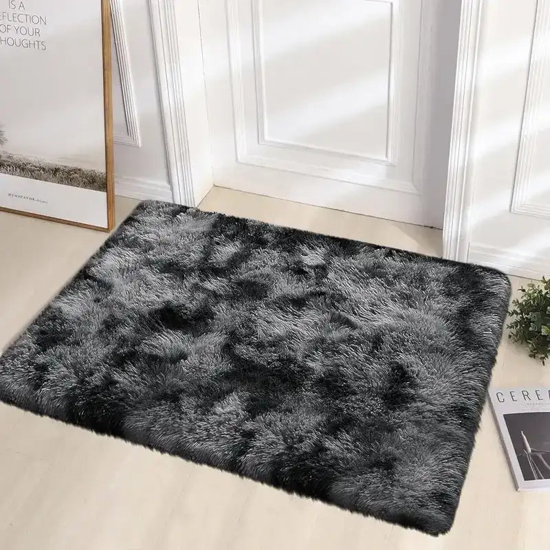 VIKAMA Gradient Soft Silk Wool Children’s Room Decorative Carpet Bedroom Living Room Decorative Not Easy to Fall
