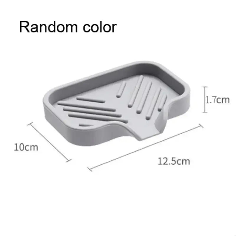 Silicone Faucet Mat Kitchen Sink Tray Soap Dispenser Sponge Drain Pad Sink SplashDrying Mat Countertop Storage Tray