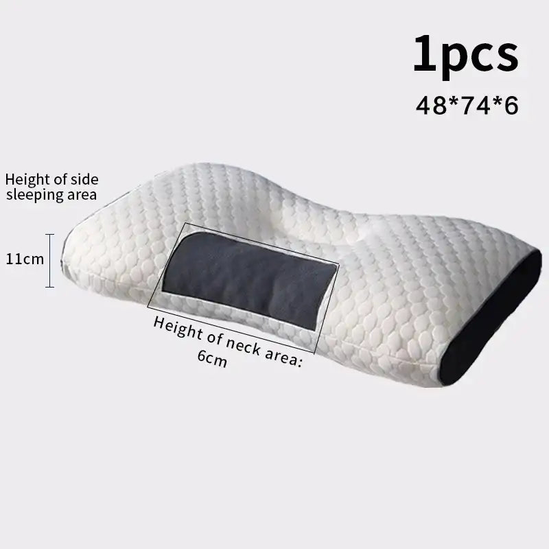New Neck Pillow Help Sleep And Protect The Neck Cervical Orthopedic Household Soybean Fiber SPA Massage Pillow