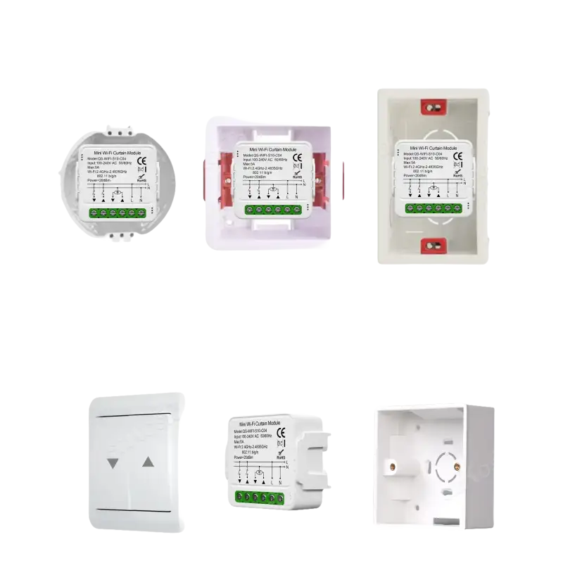 Curtain switch module and switch.