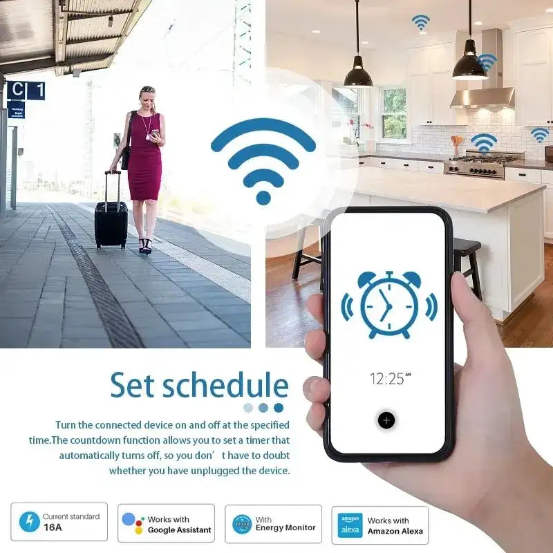 SmartPlug Pro EU16A/20A WiFi - Power Monitor & Control